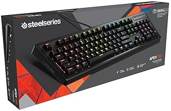 SteelSeries Apex 150, Gaming Keyboard, 5 Zone RGB